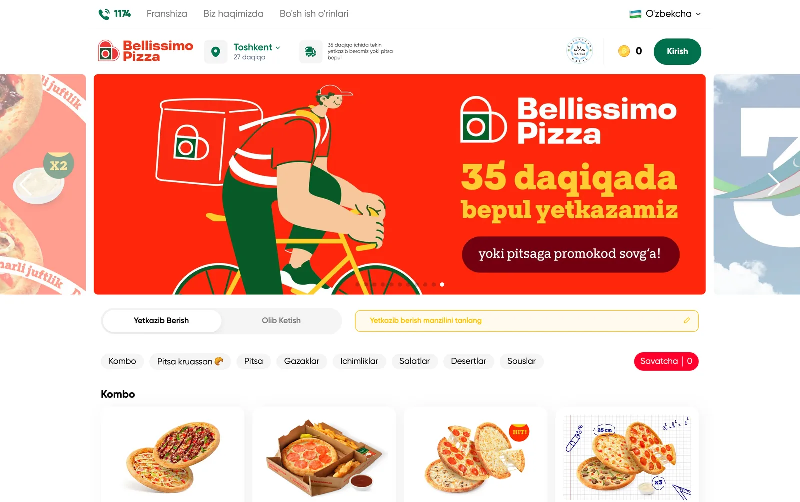 Bellissimo — desktop / mobile screenshot — 1/4